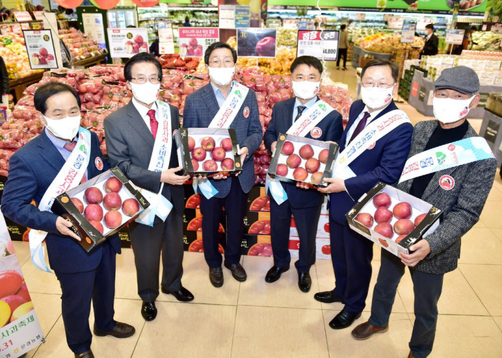 2020 찾아가는 문경사과축제 대도시 사과판매