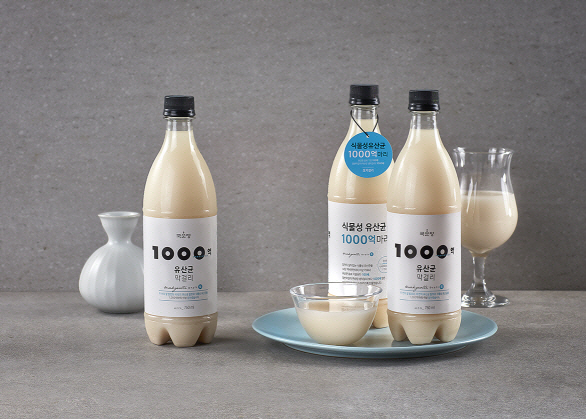 국순당 '1000억 유산균 막걸리' 이미지