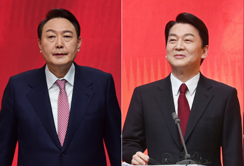 토론 준비하는 윤석열-안철수
