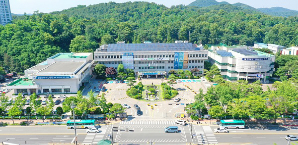 안산시청 전경