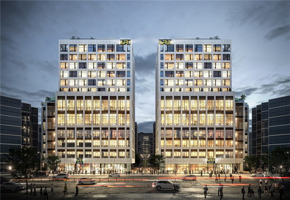 복합상업시설 '더하운드 반달섬' 투시도