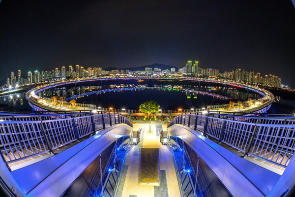 금강보행교_야경_1