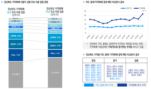 카드·지역화폐결제패턴비교결과
