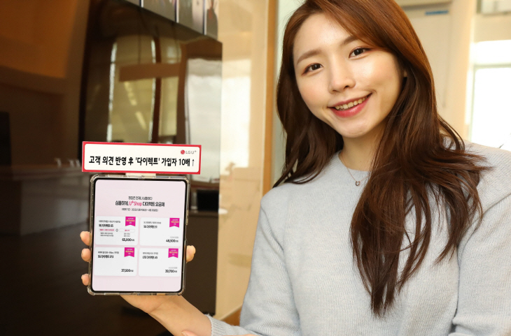 0329 LG U+  고객 의견 반영 후 가입자 10배↑
