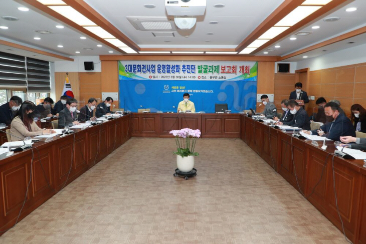 3대문화권사업 운영활성화 추진단 회의 개최