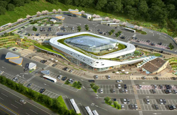 안산복합휴게소 조감도