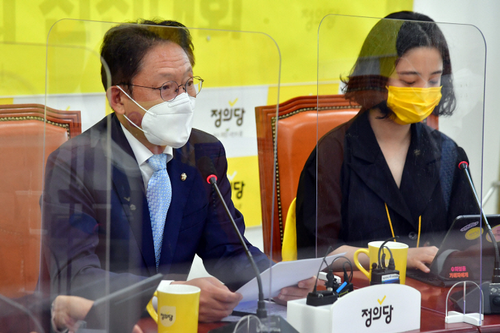 발언하는 배진교