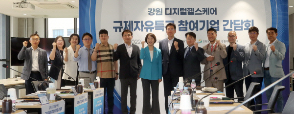 강원 디지털헬스케어 규제자유특구 참여기업 간담회