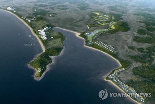 안면도 관광단지 조감도