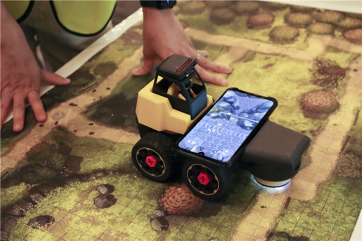 사진 3. 지하 광물 탐색 게밍 콘텐츠