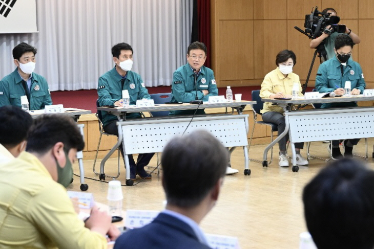 포항철강공단 정상화 비상경제대책회의 개최