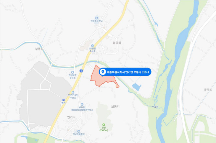 세종시 연기면 보통리 319-1번지