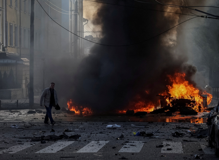 UKRAINE-CRISIS/KYIV-BLAST