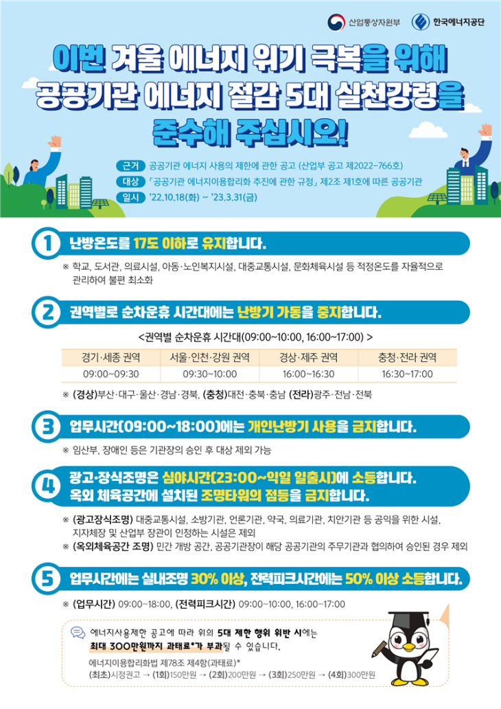 에너지 절약 실천