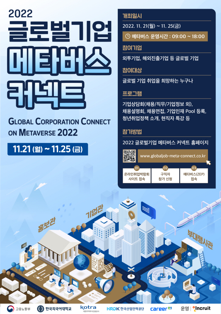 한국외대, ‘2022 글로벌기업 메타버스 커넥트’ 박람회