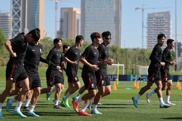 결전 하루 앞둔 축구대표팀