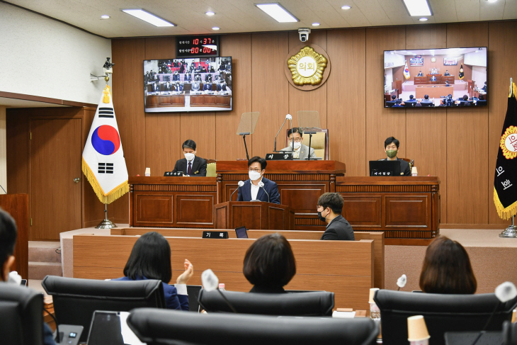 김병수 김포시장 25일 민선8기 시장 취임 이후 첫 시정연설1