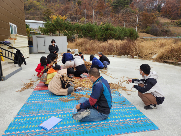연천군  농촌치유농장 치유 프로그램 운영 현장1