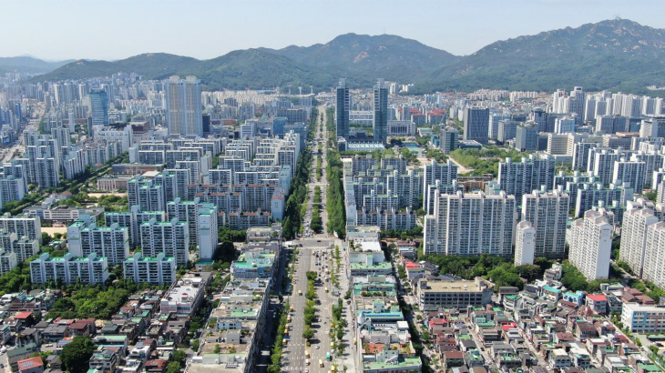 안양시청 전경