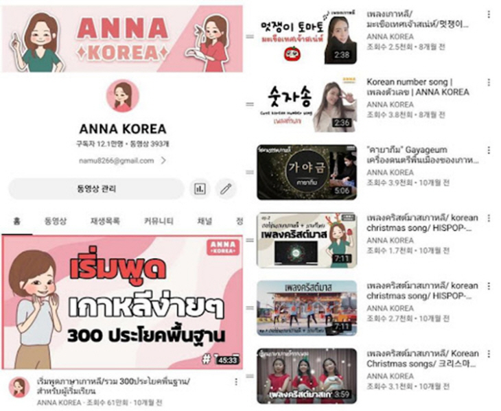 [이미지자료2] 유튜브 채널 'ANNA KOREA'