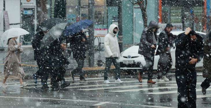 함박눈, 새삼 겨울 인증
