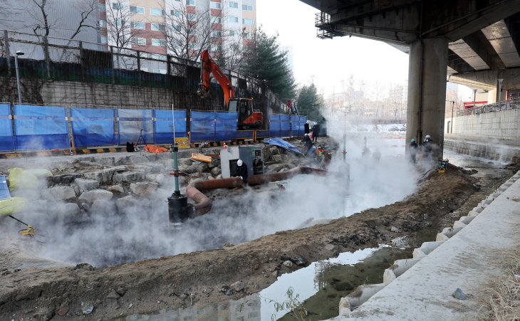 서울 공릉동 난방 배관 파손