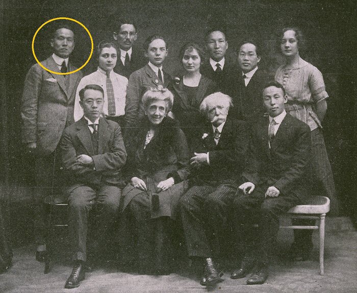 황기환 애국지사의 파리위원회 활동당시 모습
