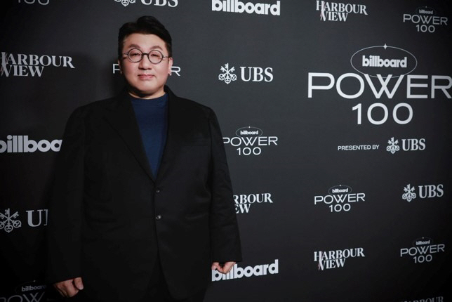 방시혁, 빌보드 파워 100 '클라이브 데이비스 비져너리' 수상