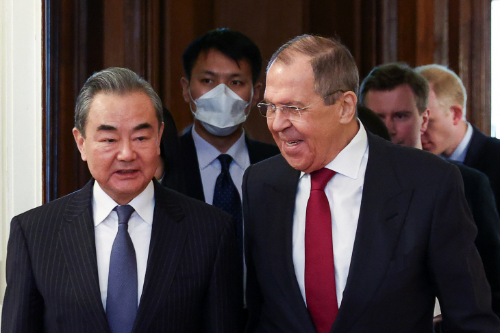 Russian Foreign Minister Lavrov meets with Wang Yi, Director of Office of Chinese Communist Party's Foreign Affairs Commission