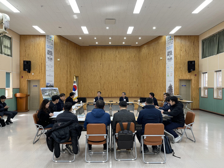 정광열 부지사. 산림엑스포 점검 회의