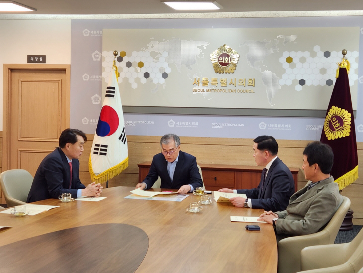 하은호 군포시장 10일 서울시의회 김현기 의장 방문