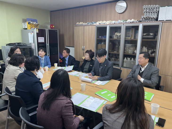 안양시의회 보사환경위원회 다누리장애인주간보호센터 방문