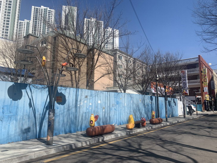 시흥시 작년 가을 라바 특화거리 조성