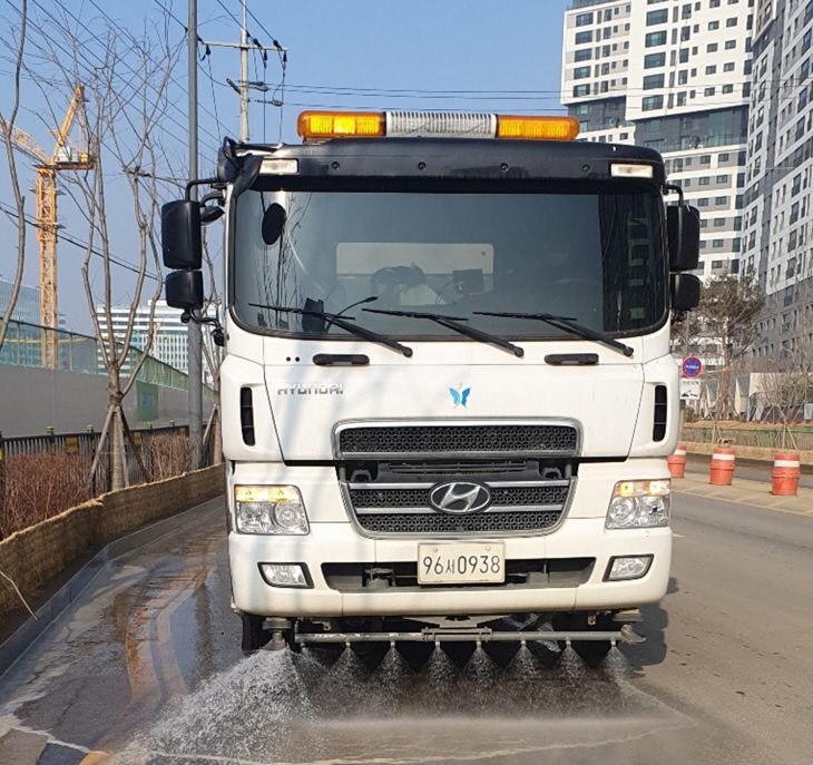 과천시 살수차 운행현장