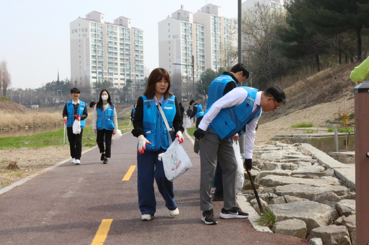 안산도시공사 22일 플로깅 전개