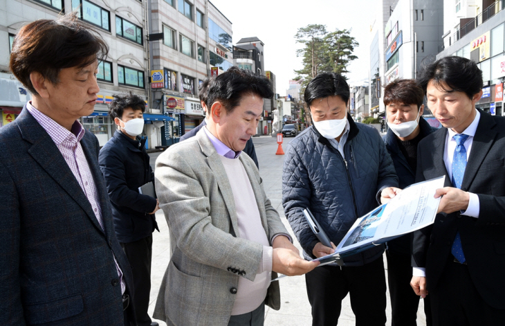 의정부시장 24일 의정부제일시장 가로환경 정비 로드체킹