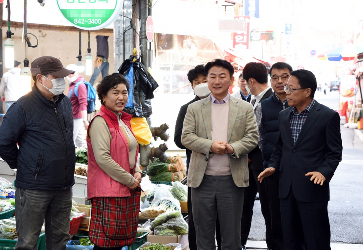 의정부시장 24일 의정부제일시장 가로환경 정비 로드체킹