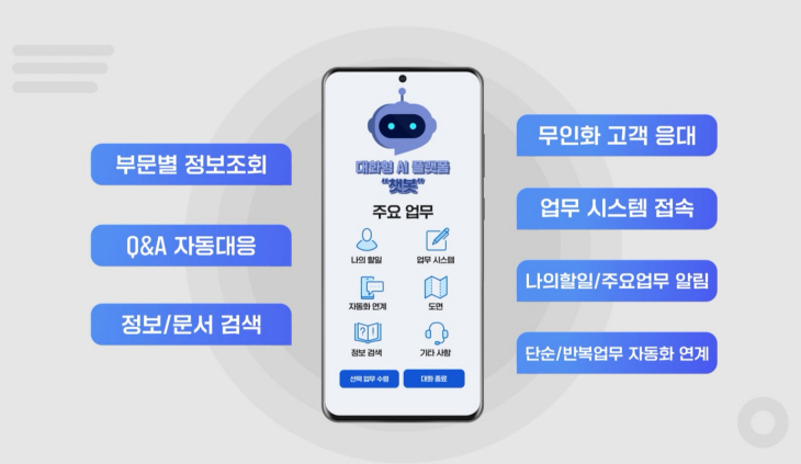 삼성중공업이 개발한 설계 챗봇(이미지)