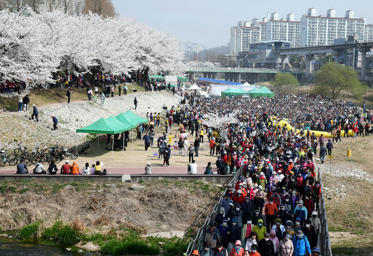 1일 의정부 ‘2023 한마음 건강걷기대회’ 현장