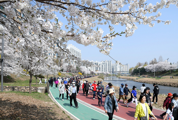 1일 의정부 ‘2023 한마음 건강걷기대회’ 현장