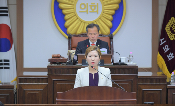 손세화 포천시의회 의원 시정질문