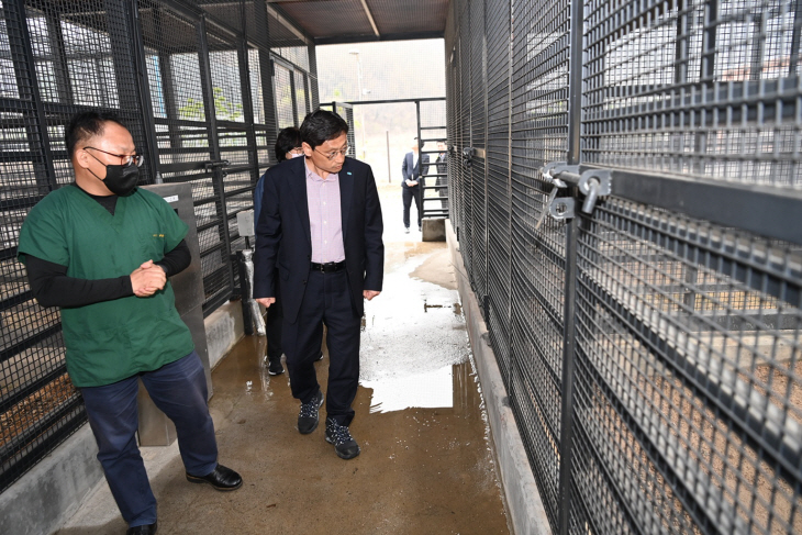 오후석 경기도 행정2부지사 북부야생동물구조관리센터 방문