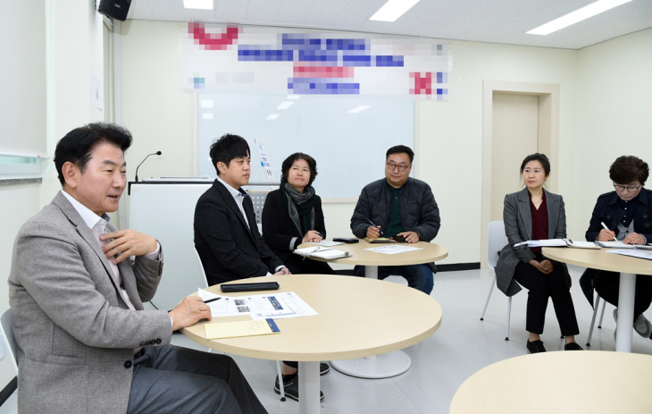 의정부시 7일 현장시장실- 가칭 의정부시 사회복지회관 논의