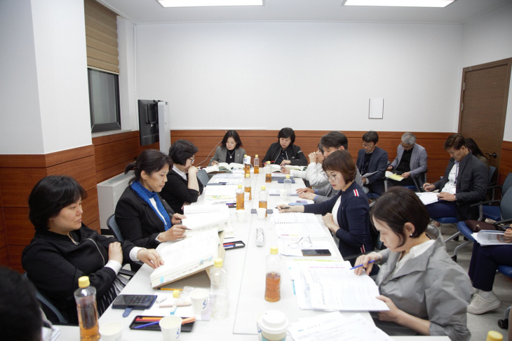 남양주시의회 복지환경위 추가경정예산안 사전보고회 진행