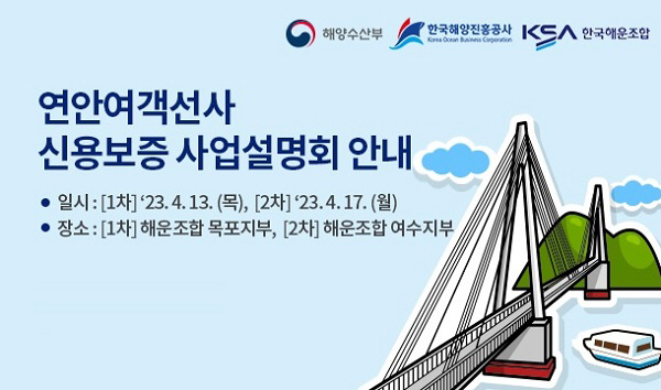 한국해양진흥공사, 연안여객선사 신용보증 지원 사업설명회 개