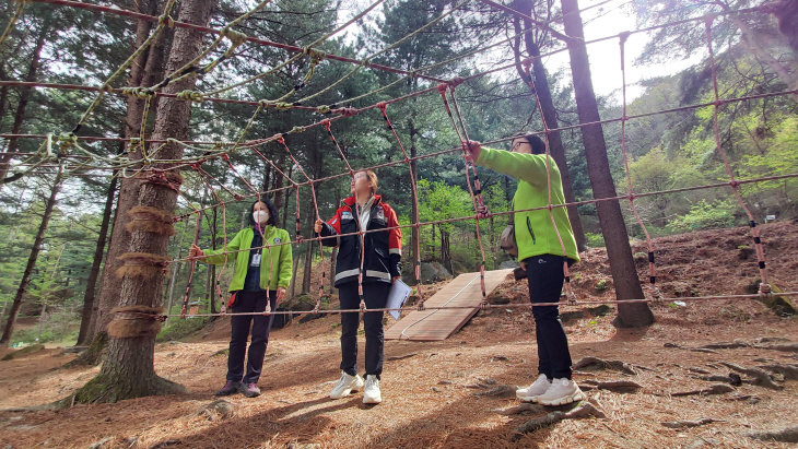 북부지방산림청, 유아숲체험원 안전점검