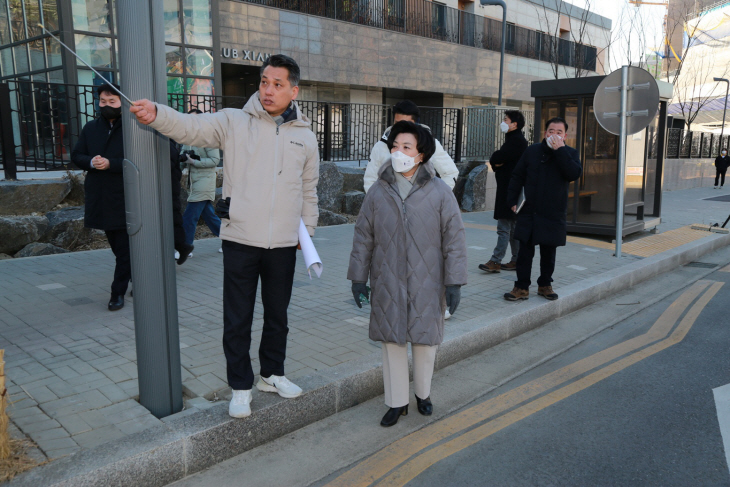 신계용 과천시장 1월25일 지식정보타운 교통점검