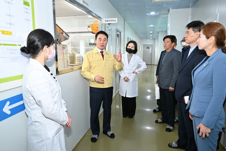 백영현 포천시장 20일 로뎀푸드 방문