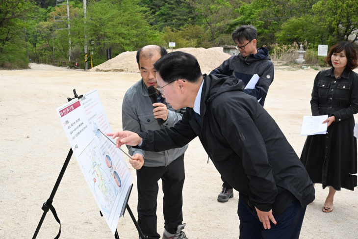 양주시 우이령길 현장간부회의