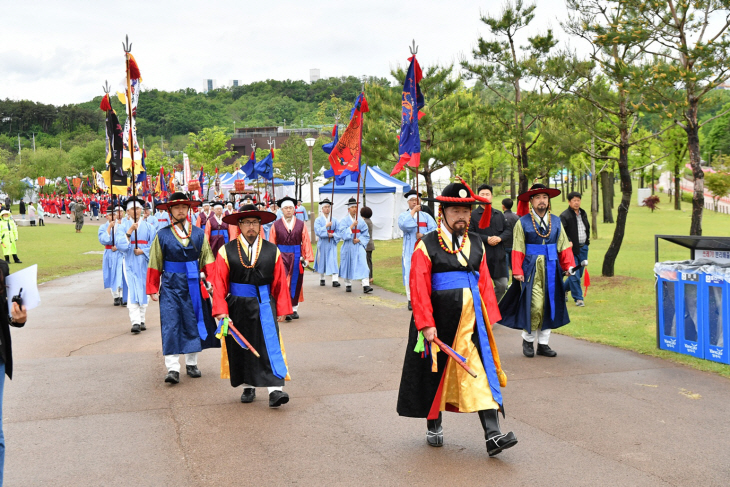 2023 양주 회암사지 왕실축제- 양주시장 이성계 어가행렬 맞이